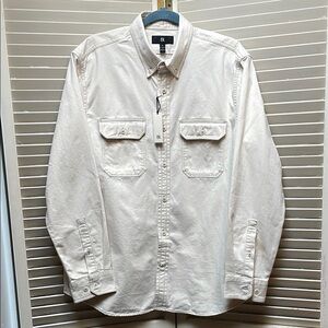 NWT Natural Denim Men’s Button Down Shirt